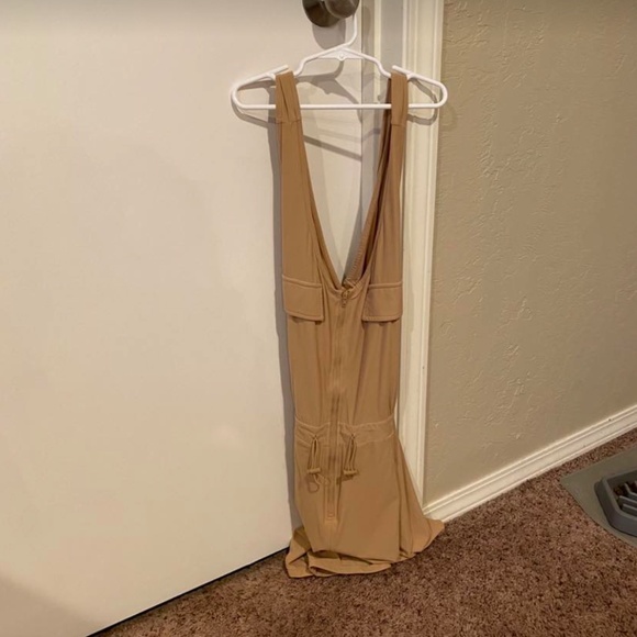 Khaki/camel short romper - Picture 6 of 10